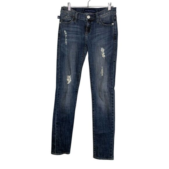 Rock & Republic Berlin size 2 ripped skinny distressed jeans - Picture 1 of 7